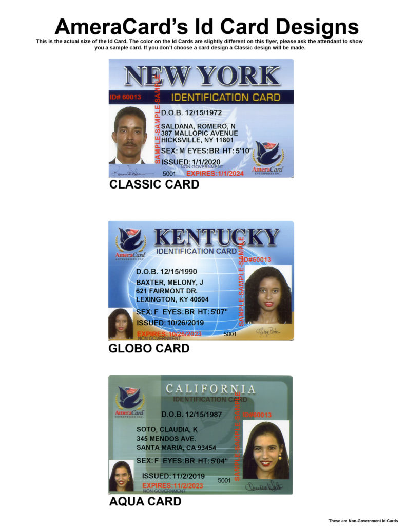 Id Card Designs - AmeraCard Inc